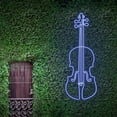 thumbnail image 3 of Handmadetneonsign Violin Neon Sign - Music Studio Decor - Neon Bar Sign - Wall Decor - Shop Décor, 3 of 5