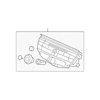 Genuine OE Honda Control Panel - 39170-TA0-L61ZB