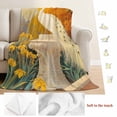 thumbnail image 5 of White Peacock Elegant Blanket Soft Cozy Warm Throw Blanket for Couch, Plush Fuzzy Flannel Fleece Blankets for Sofa, Vintage Garden Floral Botanical Bed Blankets Lightweight Gifts for Women, 40"x60", 5 of 9