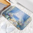 thumbnail image 6 of 1pc Blue Window View of the Sea Absorbent Non-Slip Bathroom Thickened Flannel Rug Decor,Soft,Quick Drying,Suitable For Indoor/outdoor Use,Bathrooms,Bedrooms,Kitchens,Terrace,Laundry Rooms,16"x24", 6 of 9