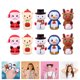 thumbnail image 3 of 10 piezas de Navidad Títeres de dedo títeres para niños títeres de mano de la mano del dedo títeres del dedo, 3 of 6