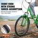 thumbnail image 5 of VEVOR Triciclo plegable para adultos, triciclo plegable para adultos de 24 pulgadas, bicicleta de crucero de 3 ruedas de acero al carbono con canasta grande y asiento ajustable, 5 of 9