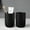 Black, variant on Blue Marble Toothbrush Holders - 2 Ceramic Toothbrush Holders for Bathrooms Toothbrush Toothpaste Holders Set, Bathroom Tumbler Cups Reusable Toothbrush Mouthwash Cup, Bathroom Counter Organizer.
