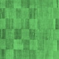 thumbnail image 1 of Ahgly Company Indoor Square Oriental Emerald Green Modern Area Rugs, 7' Square, 1 of 4