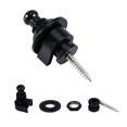 thumbnail image 3 of 10Pcs Cerraduras y Bloqueo de Correa de Guitarra Strap Lock Metal Rápida Correas de Seguridad Sistema de Retención de Correa Antideslizante para Bajo Acústico de Guitarra Eléctrica(Negro) Khall TJ00002-02, 3 of 6