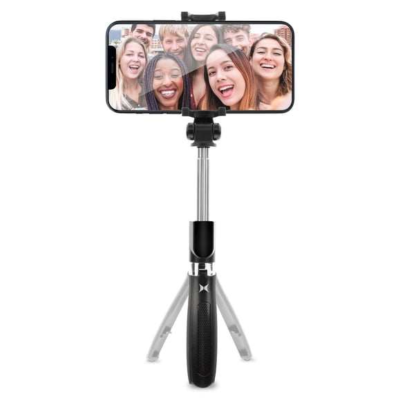 Xtreme Selfie Stick Tripod, Extendable Up to 2.3ft, Universal Phone Mount