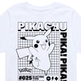thumbnail image 3 of Pokémon - Pikachu Info Chart - Youth Short Sleeve Graphic T-Shirt, 3 of 5