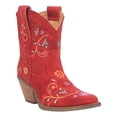 thumbnail image 2 of Dingo Womens Sugar Bug Embroidery Floral Round Toe Cowboy  Ankle Boots, 2 of 5