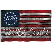 Anley 3 ft x 5 ft We The People Flag 1776 Vintage Betsy Ross The United States Constitution Flags