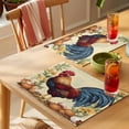 thumbnail image 4 of Independence Day Placemats Set of 2, American Flag Farm Vintage Wooden Board Non-Slip Place Mats Washable Table Mats for Kitchen Dining Table Decorations Indoor/Outdoor, 4 of 9