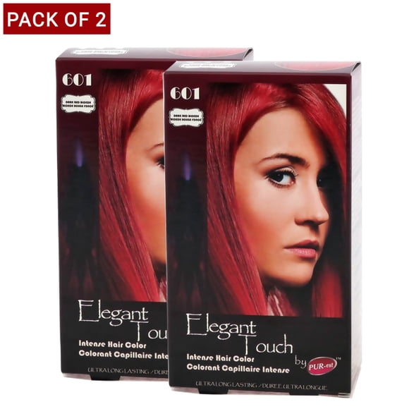 Pur-Est Hair Color #601, 0.14kg - Dark Red Blond - Pack of 2