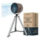 thumbnail image 1 of Ventilador de Pedestal con Tripié tipo Reflector, Estilo Retro Industrial (Madera, 124 cm), 1 of 7
