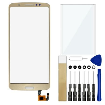 For Motorola Moto G6 Plus XT1926-7 Replacement Front Touch Screen Digitizer Tool Gold