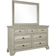 thumbnail image 3 of Cambridge Heritage 5-Piece Bedroom Suite: Queen bed, Dresser, Mirror, Chest, and Nightstand, Light Wash, 3 of 7