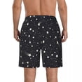 thumbnail image 3 of Men's Beach Short Swim Shorts Night Space Sky With Stars Surfing Sport Board Shorts Swimwear, 3 of 6