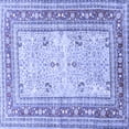 thumbnail image 1 of Ahgly Company Indoor Square Persian Blue Traditional Area Rugs, 3' Square, 1 of 4