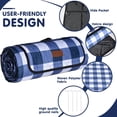 thumbnail image 4 of Manta exterior HX&OD, 200 x 200 cm, impermeable, plegable, azul, 4 of 7