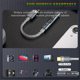 thumbnail image 5 of BA23 USB Type C to 3.5 mm Jack Adapter Headphone Amp USB C Audio AUX Converter Decoder CX31993 PCM, 5 of 5