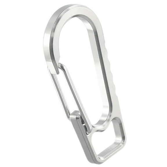 Minimalist Design Titanium Keychain for Outdoor Adventures and Daily Use