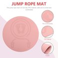 thumbnail image 5 of BEADCEST Skipping Mat TPE Pink for Indoor Exercise with Shock Absorption 1Pack, 5 of 5