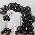 thumbnail image 1 of Set de globos Voircoloria Black 130 piezas con diferentes tamaños, 1 of 9