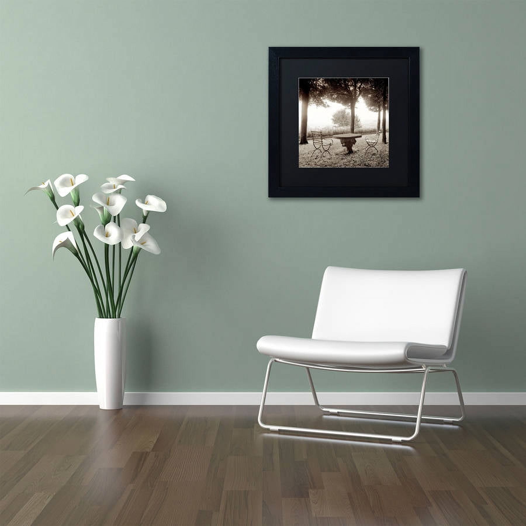 Trademark Fine Art "Fiesloe Giardini I" Canvas Art by Alan Blaustein, Black Matte, Black Frame