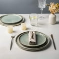 thumbnail image 5 of AmorArc Dinner Plates Set of 6, 10.5 Inch Reactive Glaze Ceramic Plates Set, Microwave, Dishwasher Safe, Scratch Resistant, Modern Large Dinnerware Dishes Set Kitchen Stoneware Plates-Reactive Glaze, 5 of 8