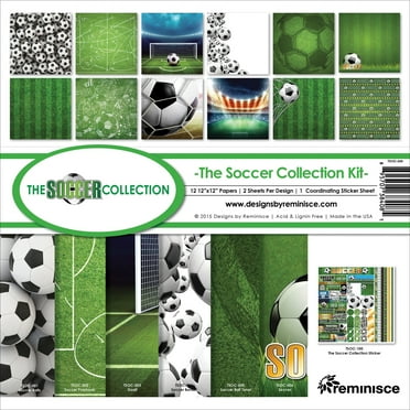 Reminisce Collection Kit 12"X12"-Soccer