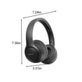thumbnail image 3 of 5 dollar items Active Noise Cancelling Headphones, Wireless Over Ear Bluetooth Headphones, 3EQ Modes via Button, 60H Playtime Lightweight Folding Stereo Bass Headset with Mic, for Travel Home, 3 of 8