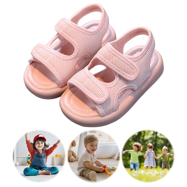 Zapatos para Sandalias Bebés Verano Antideslizantes Transpirables (29) Rosa