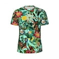 thumbnail image 4 of T Shirt For Men Tropical Floral T-Shirt Couple Botanical Garden Streetwear Sportswear Breathable Bea, 4 of 7