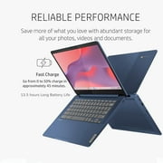 Lenovo Slim 3 Chromebook Laptop for Business Student, 14 FHD IPS Touchscreen, 8-Core MediaTek Kompanio 520 Processor, 4GB RAM, 64GB eMMC, 256GB Micro SD Card, Wi-Fi6, Bluetooth, Chrome OS