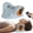 Grey, variant on Neck 4-in-1 Massager,Portable Neck Traction Device, Cervical with Heating & Vibration–Relieve Muscle Tension,Customizable Massage Modes with Wireless Remote Control