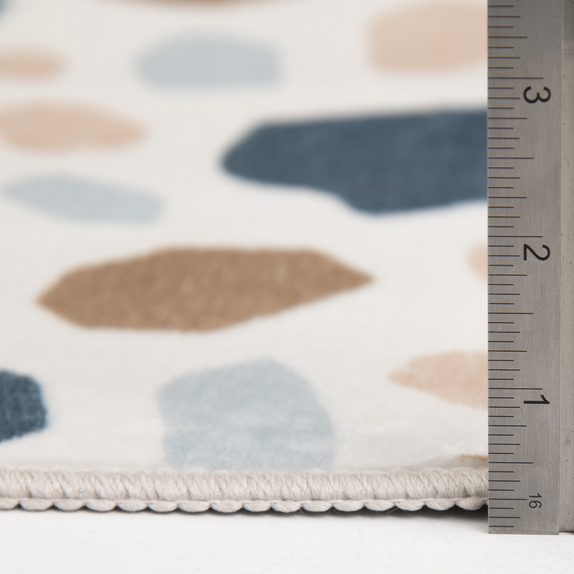 Home Décor Collection 24" x 60" Faux Fur Terrazzo Runner Indoor Rug