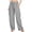 Gray, variant on Pants for Women Solid Color Cotton-Linen Blend Work Pant with Drawstring Waist and Pockets Lightweight and Comfortable for Home Relaxation