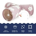 thumbnail image 6 of Flannel Pet  Tunnel with 3 Ways to , Collapsible  Toy for Indoor Cats, Dog Bed Alternative, 6 of 6