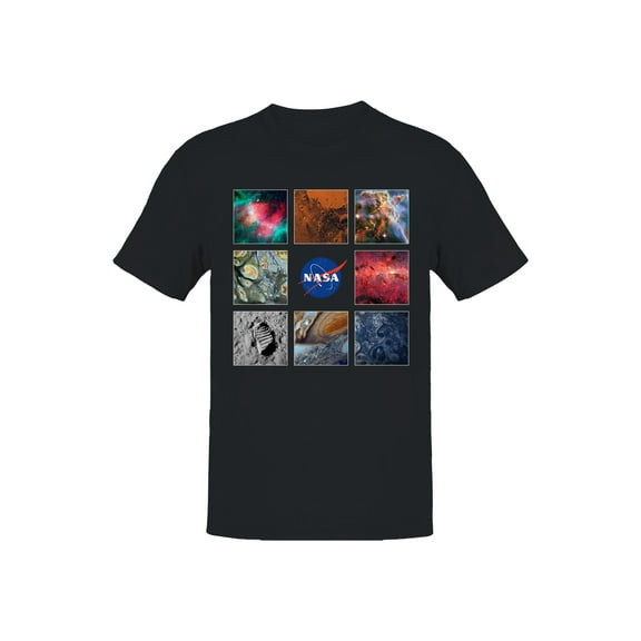 Officially Licensed Nasa Space Exploration Montage Men's T-shirt