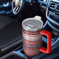 thumbnail image 6 of Red Christmas Deer and Tree Pattern Tumbler with Handle and Lid,40oz Double Wall Vacuum Insulated Tumbler,Cups Gift for Women and Men, 6 of 7