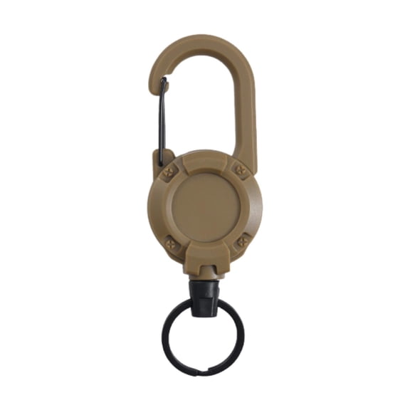 Retractable Keychain Keychain Lanyard Retractable Badge Holder Reel Sturdy ABS Steel Cord for Fishing Travel