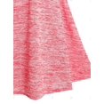 thumbnail image 4 of Tank Top de Tirante Fino de Tie-dye con Anillo de Talla Extra Rosegal  Camisetas sin mangas de talla grande, 4 of 5