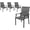 Dark Grey, variant on UDPATIO Patio Chairs Set of 2, Outdoor Dining Chairs High Back with All Weather Breathable Textilene, Metal Frame for Lawn Garden Backyard Deck, Khaki