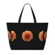 thumbnail image 2 of Fotbe Orange Dalia Bolsa de Viaje para Playa - Resistente al Agua, Bolsa Tote de Gran Capacidad y Ligera con 7 Bolsillos para Mujeres y Hombres, 2 of 7