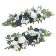 thumbnail image 2 of 2 piezas artificiales hechas a mano, guirnalda colgante, guirnalda , arco de fondo, flor para pared de arco, decoración del Azul BLESIY botín de arco de boda, 2 of 6