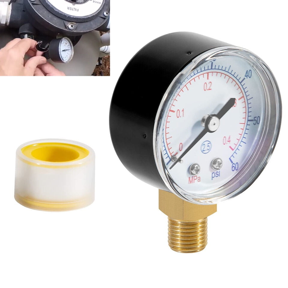 Yellow Jacket 46010 Brute Ii – Colector De 4 Válvulas Con Medidores Rojo Azul Bar Psi R 22 404a 410a - Foto 10