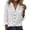 White #006, variant on Linen Button Down Shirt Women Summer Fall Long Sleeve Gauze Tops Fashion Dressy Casual Work Blouse with Pocket, S-2XL
