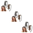 thumbnail image 5 of Enqiretly 2 Pcs Bandeau Fleur Accessoire Serre-Tête Accessoires Accessoires 3ensemble, 5 of 5