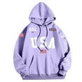 thumbnail image 4 of CONROSES Mens Hoodies Patriotic Usa Flag Graphic Hoodie for Men Long Sleeve Warm Pullover Hooded Sweatshirt Soft Fall Winter Sweatshirts With Pocket, 4 of 4