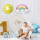 thumbnail image 2 of Billuyoard 1 Uds. Conjunto de globos de papel de aluminio para fiesta, globos de papel de aluminio Mylar, globos brillantes para fiesta de Kits de decoración para fiestas Arcoíris 25 pulgadas, 2 of 6
