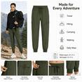thumbnail image 5 of YAPPO Women's Cargo Jogger Pants Lightweight Quick Dry Hiking Pants with 5 Pockets, Water Resistant UPF 50+ Travel Athletic Pants, 5 of 8