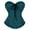 Army Green, variant on Plus Size Shapewear Fashion Women's Plus Size Boned Corsets Shapewear Outfit Solid Sexy Underwear Shapewear Shapewear Strapless on Clearance